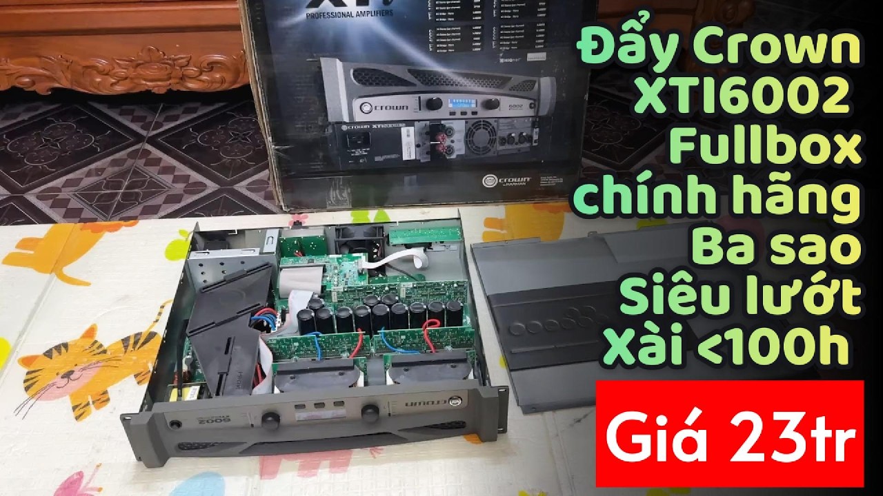 Crown Xti6002 Đỉnh Nhất, Fullbox, Chính Hãng Ba Sao Siêu Lướt, Sale 23Tr (New Hãng 100tr)
