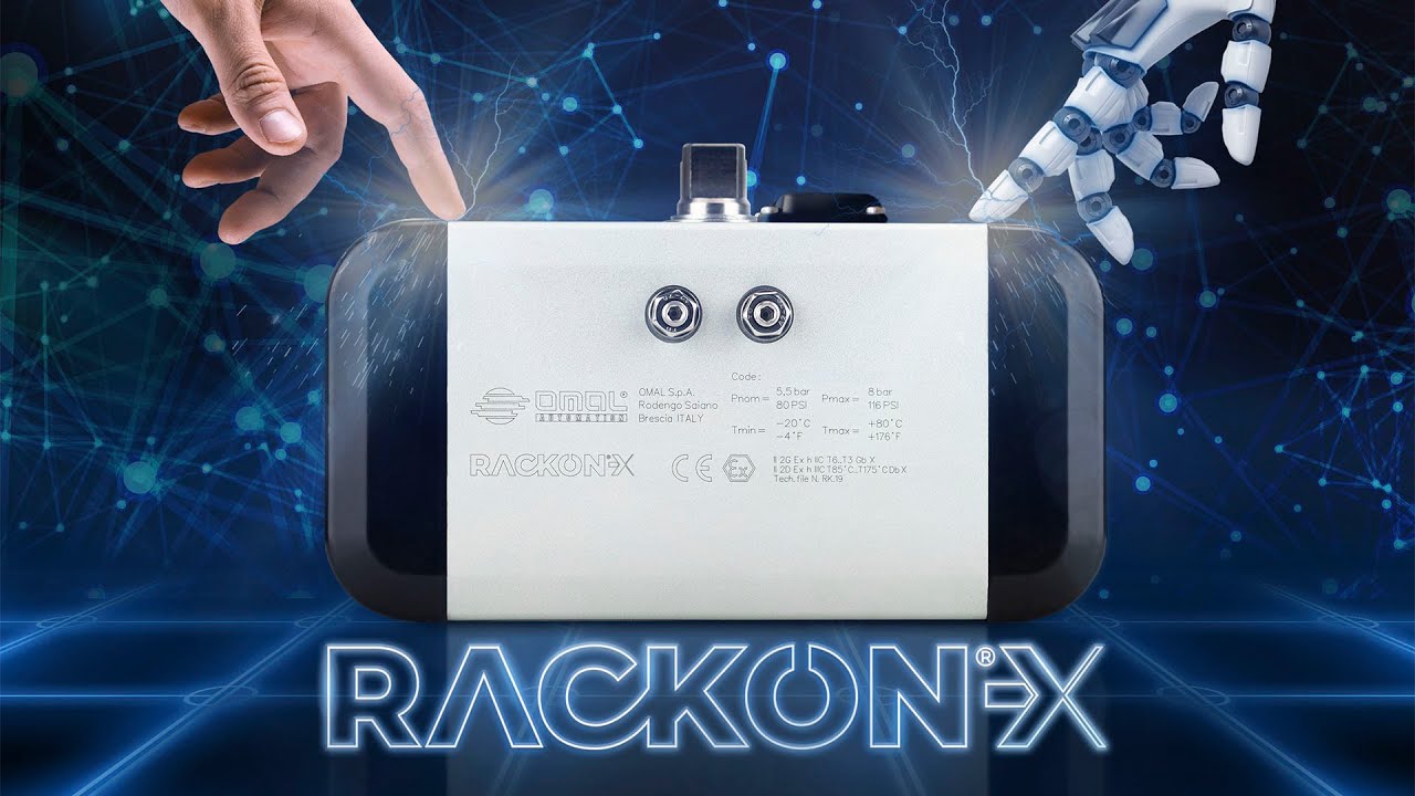 RACKON®-X • First Rack&Pinion actuator with integrated data-tracking unit and wireless trasmission