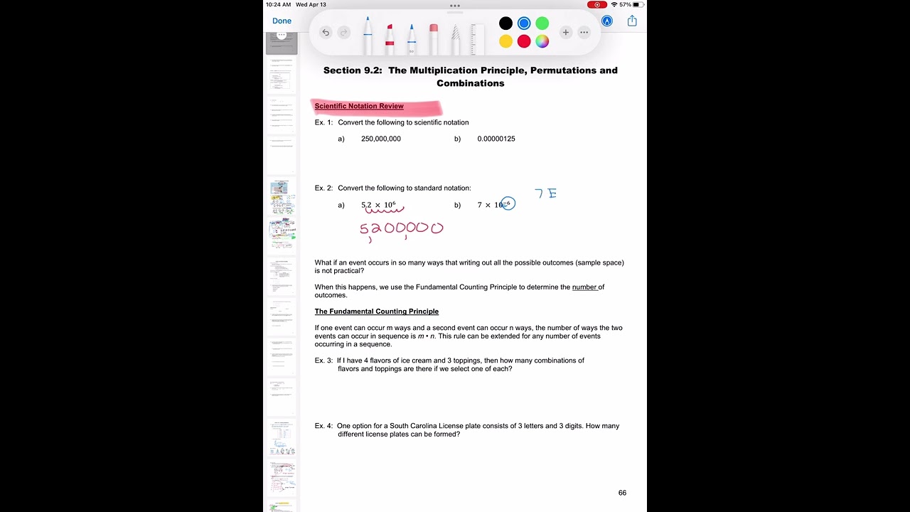 Scientific Notation Review