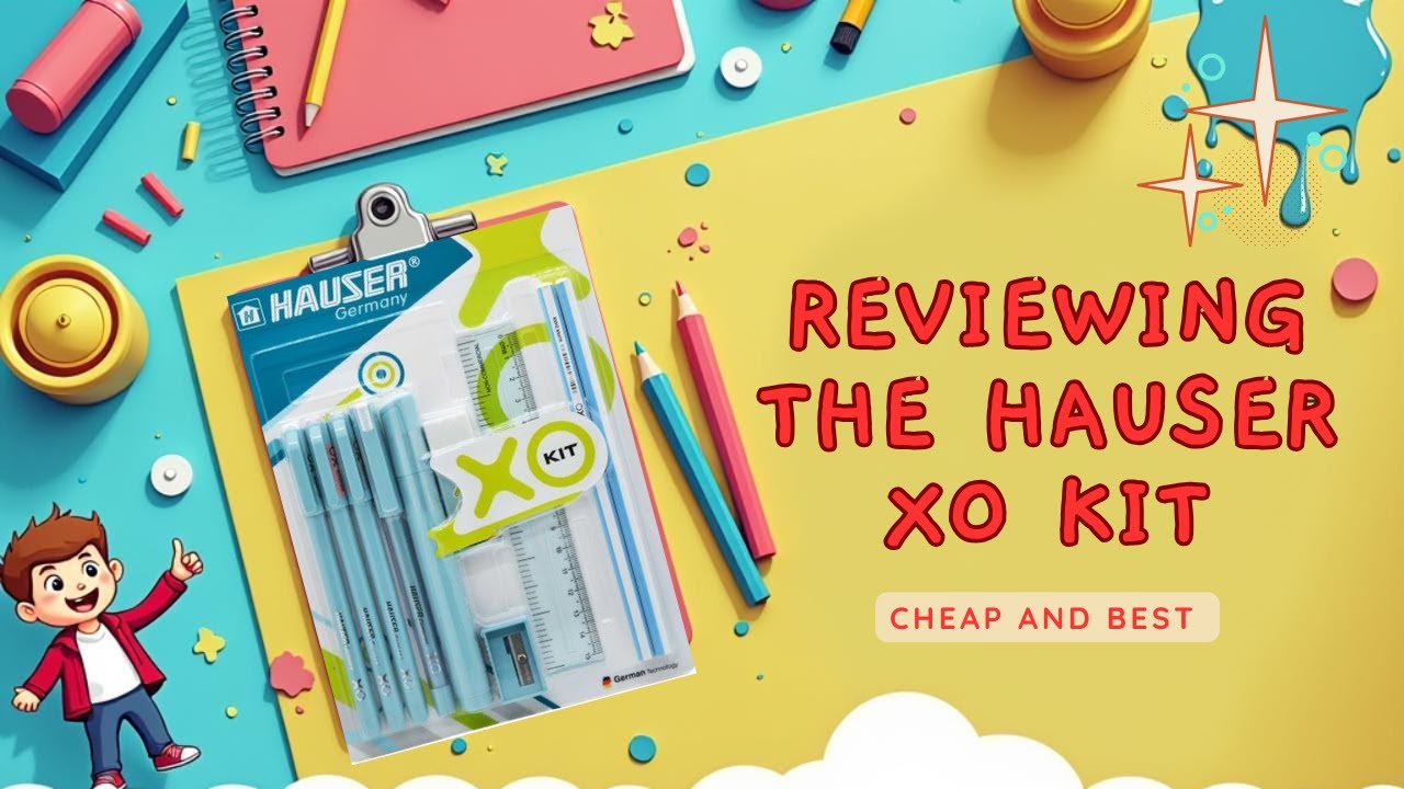 Hauser XO Stationery Kit Review | Best Pen Kit Under ₹100?