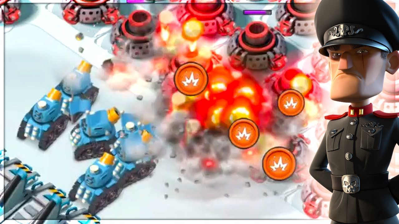 Boom Beach ALL Rain Makers vs ONLY Mortars! Base Builder Prototroops!