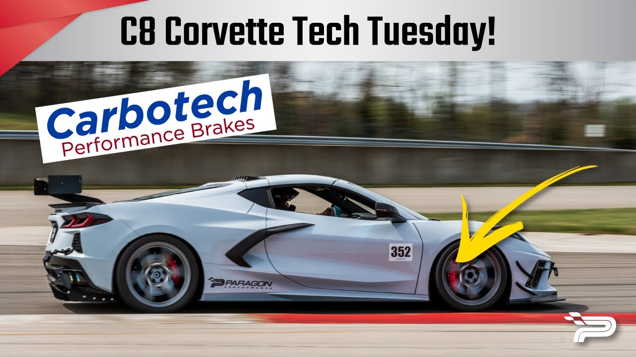 C8 Corvette Carbotech Brake Pads Tech Tuesday with Paragon Performance!