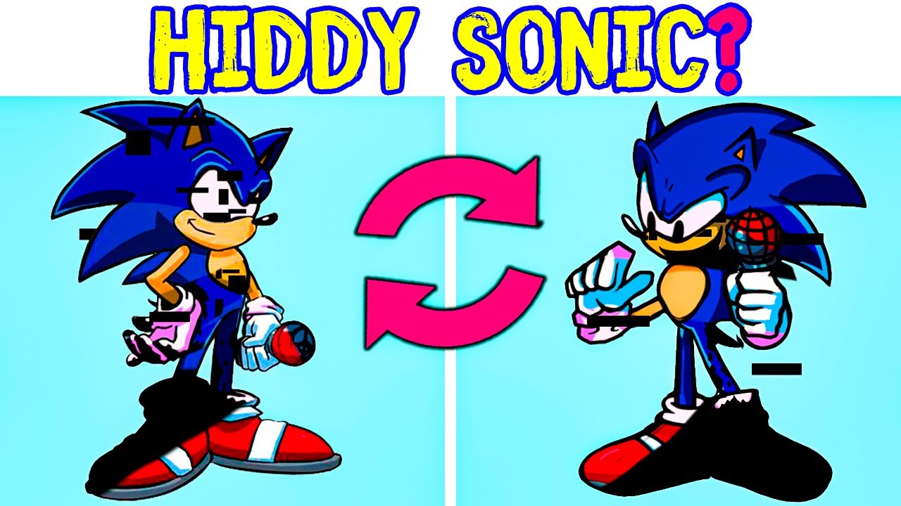 Sonic HD + Pibby Sonic = Hiddy Sonic? FNF Swap Characters (Friday Night Funkin Swap Heroes)