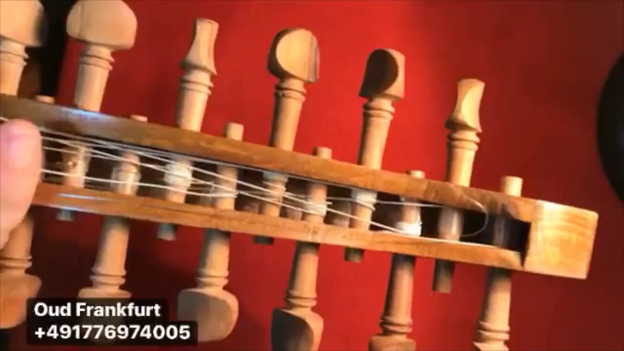 حل منزلي لمشكلة انحلال مفاتيح العود من خلال ربط الوتر/ fixing oud pegs by the string