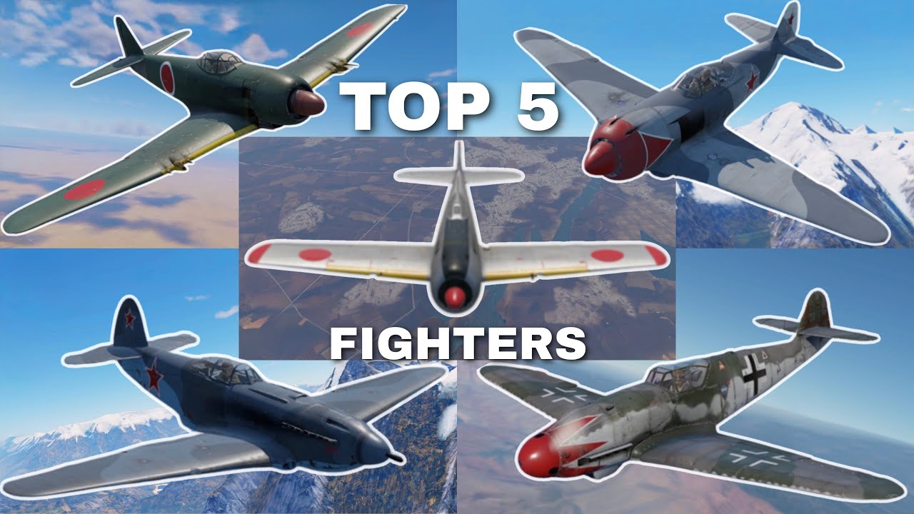 War Thunder Mobile | Top 5 T8 Fighters 