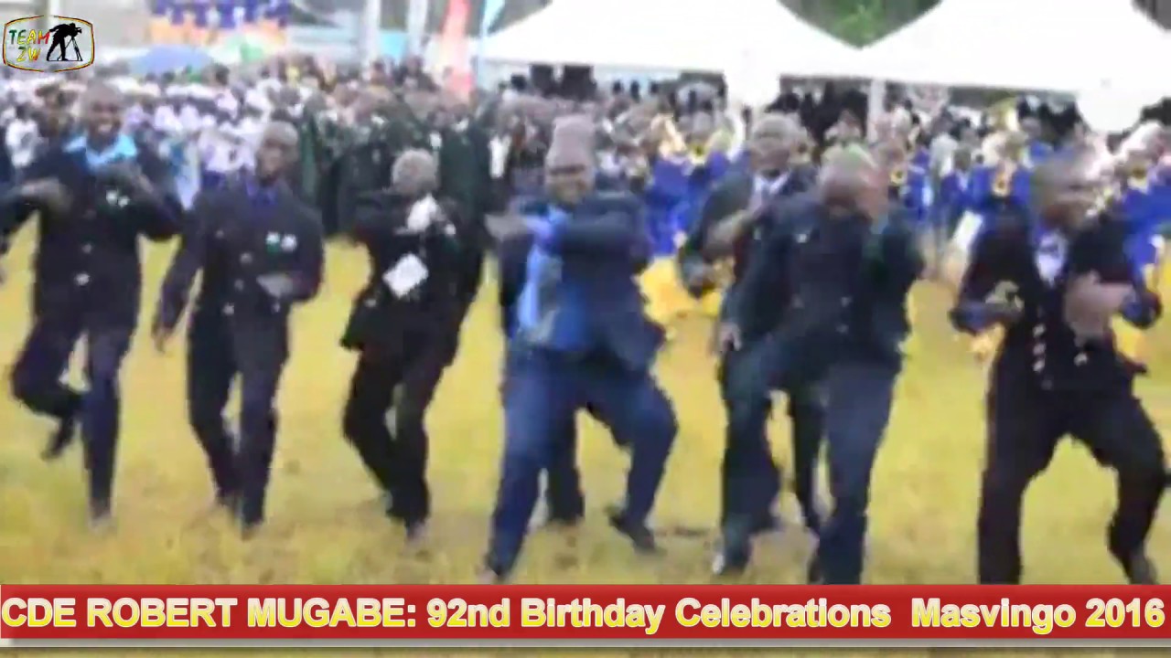 ZCC Mbungo dancing for Cde Robert Mugabe