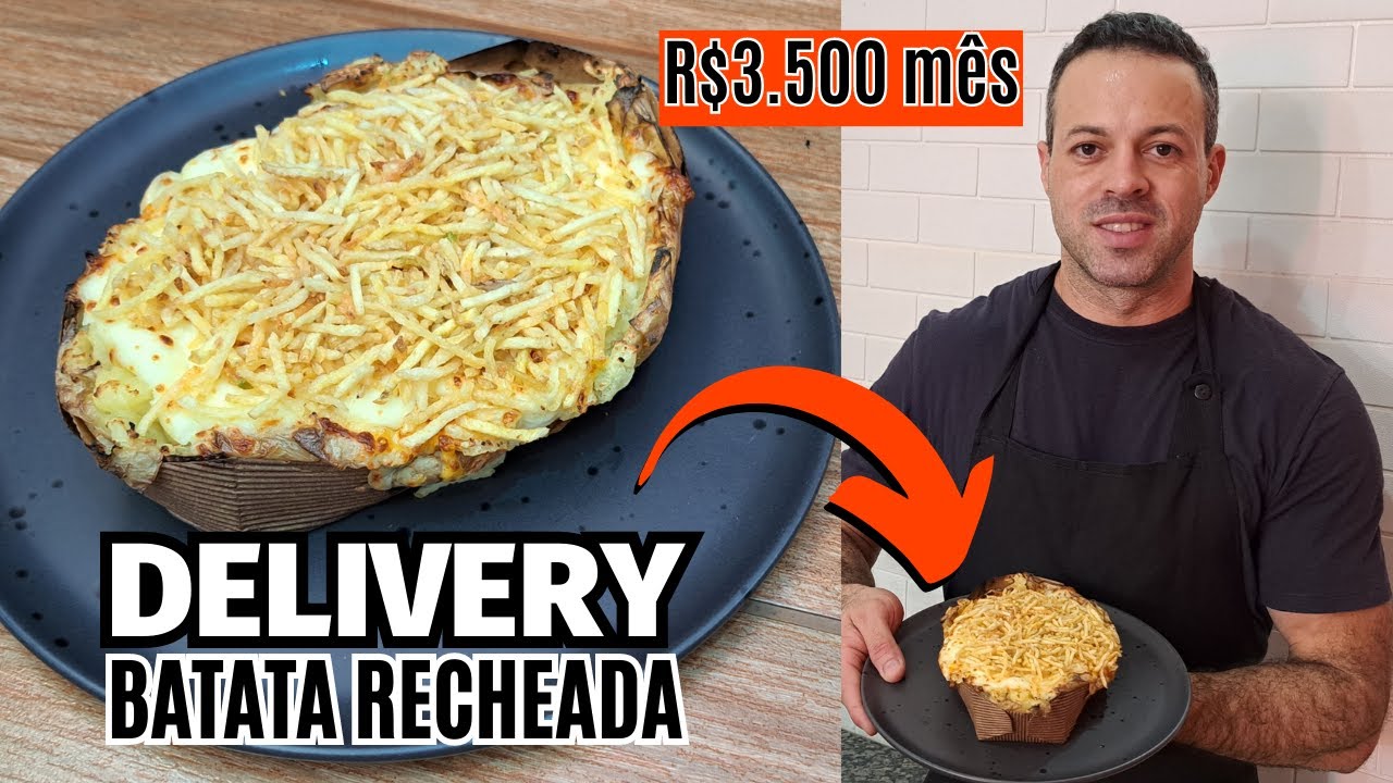 BATATA RECHEADA DELIVERY I COMO MONTAR UM DELIVERY DE BATATA RECHEADA I PIZZARIA DELIVERY DE SUCESSO