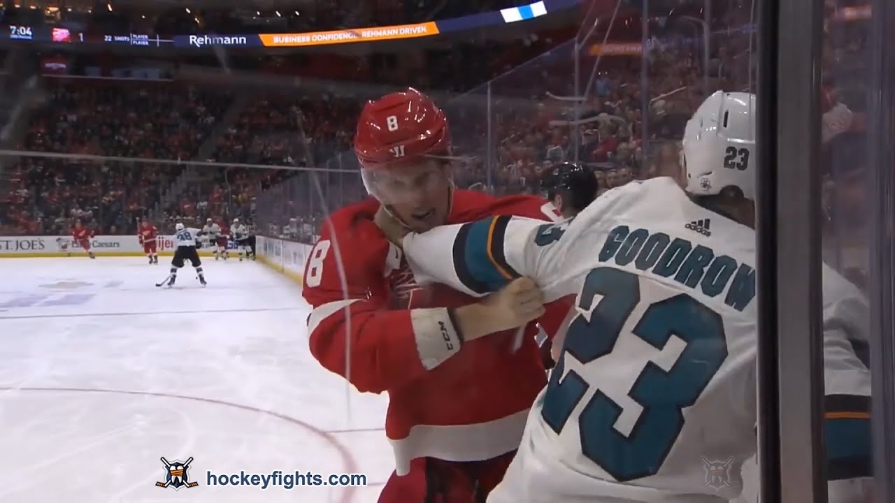 Barclay Goodrow vs Justin Abdelkader Dec 31, 2019