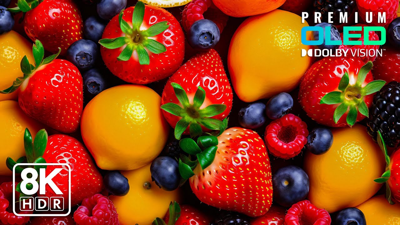 Delicious Fruit Beauty in 8K ULTRA HD 60fps | HDR Dolby Vision™