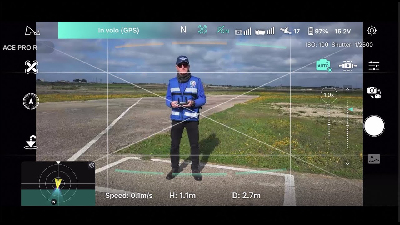 HUBSAN ACE PRO R Sensori evitamento ostacoli.