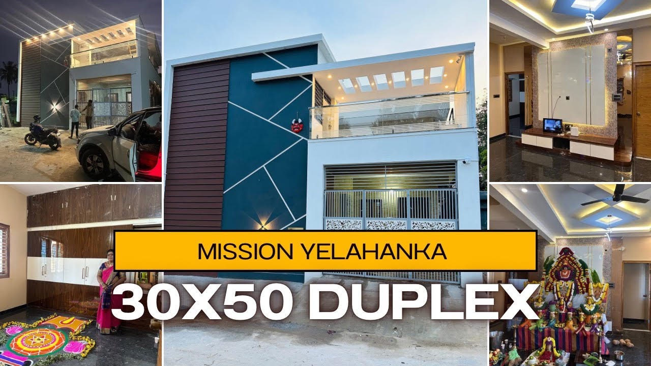 30x50 EAST FACING DUPLEX HOUSE / YELAHANKA / LUXURY DUPLEXHOUSE WITH INTERIORS