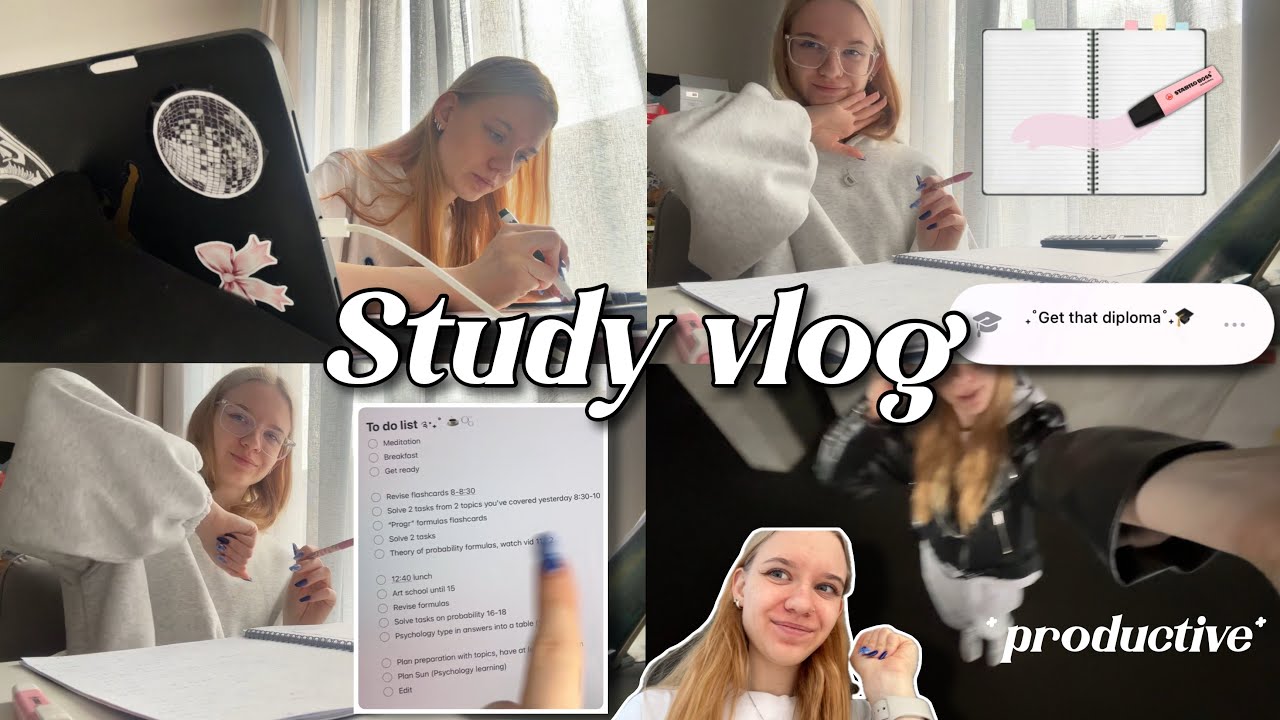 Productive weekend ☆ exam prep, study motivation, 🎓