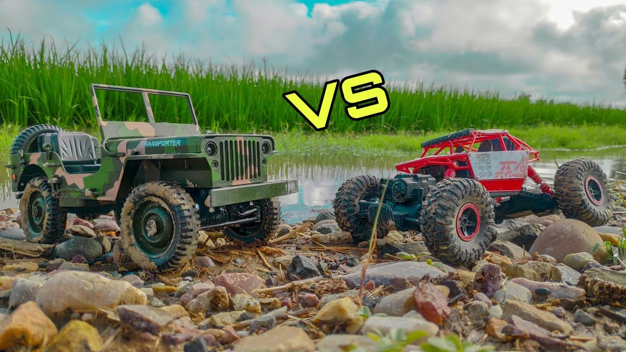 Hb Rock crawler vs RC jeep - Rock crawlers comparison
