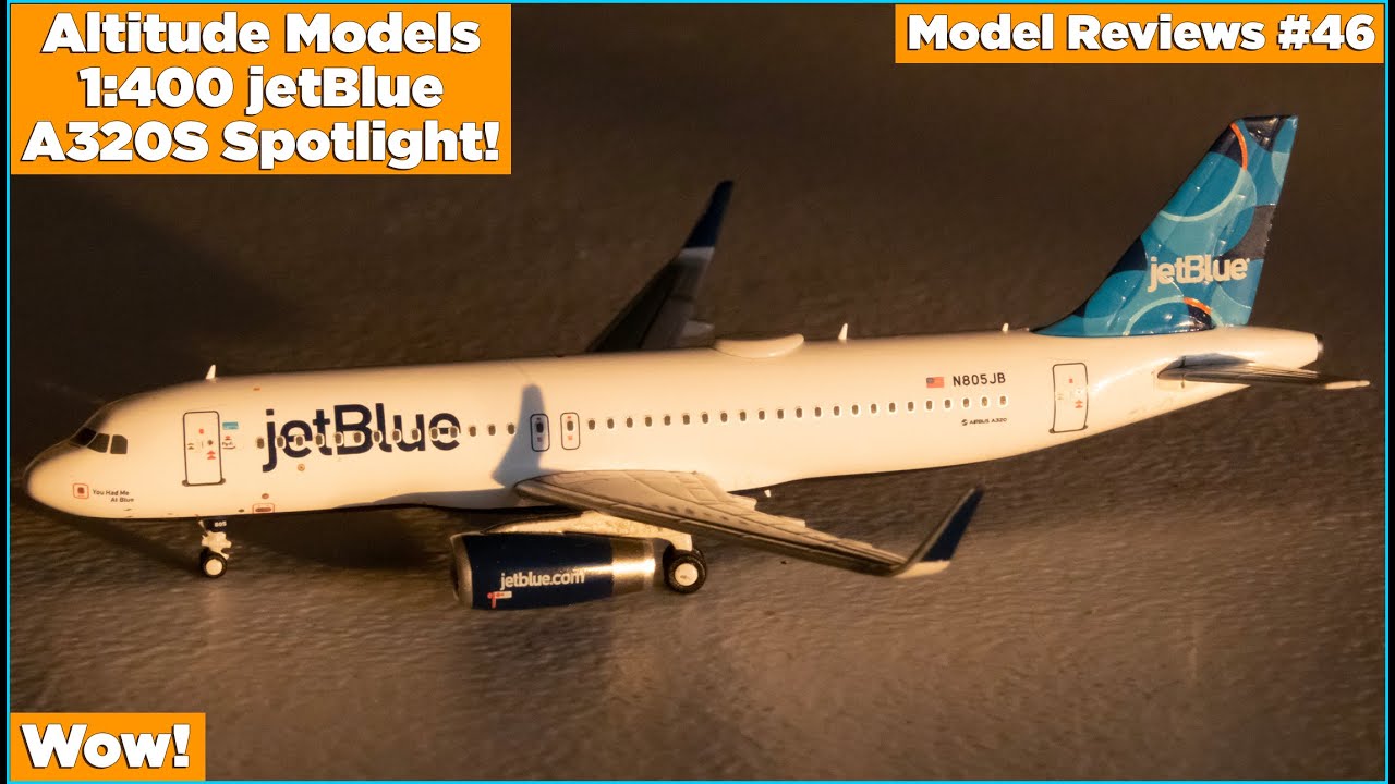 jetBlue A320S Spotlight by Altitude Models/WCD! | Model Unboxings #46