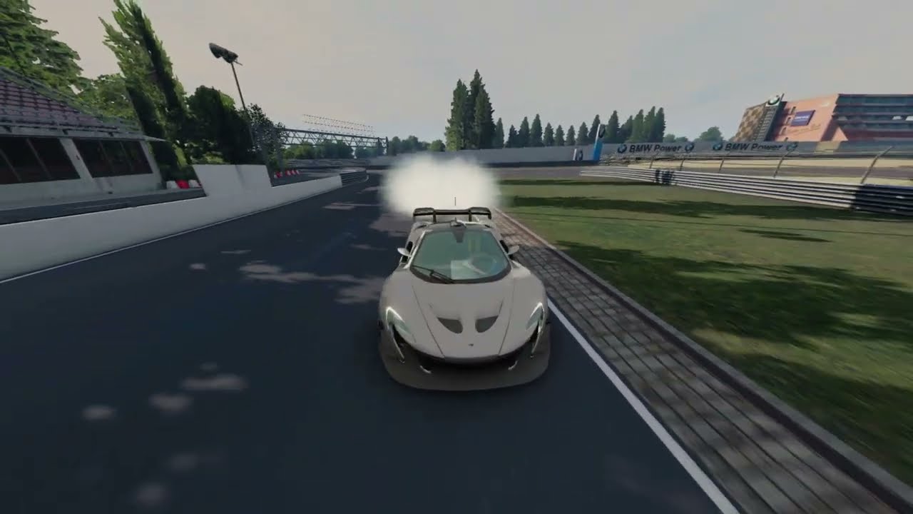 Modified McLaren track monster on the Nürburgring BeamNG