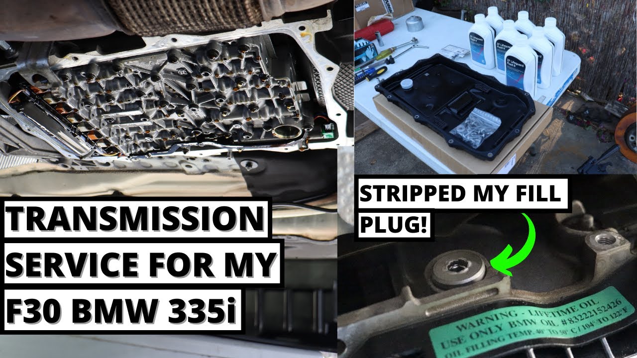 Замена поддона коробки передач ZF 8HP + замена жидкости на моем BMW 335i F30