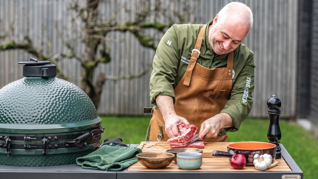 Big Green Egg Live Stream nr 8 | Gegrilde steak met portebello en blauwe kaas
