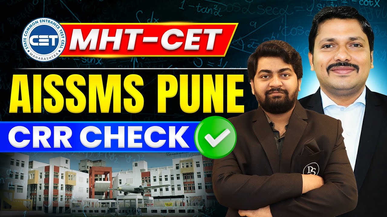 AISSMS COE PUNE CRR Check 🔥Amit sir | AISSMS College of Engineering🎉| MHT-CET 2026🤓 | Dinesh Sir