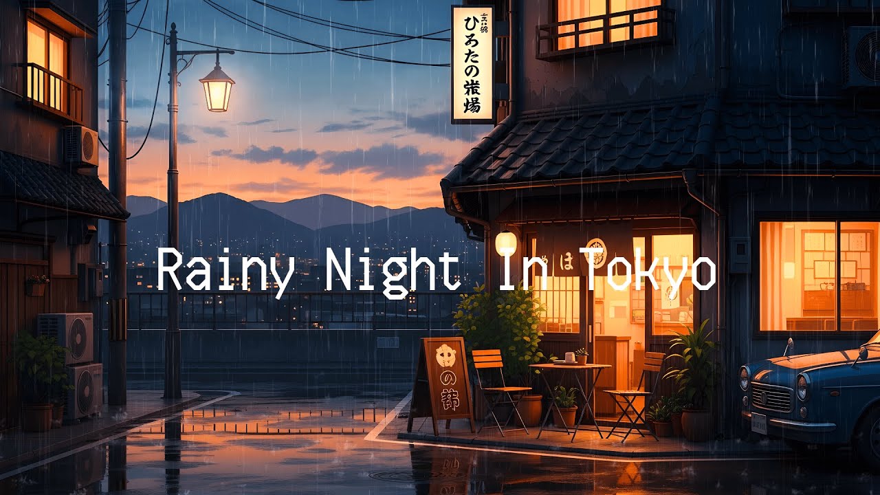 Rainy Night in Tokyo 🌧️ – Lofi Chill Beats for Sleep, Study, and Relaxation