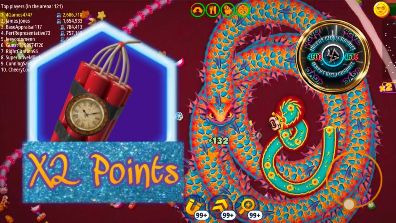 ⏳Worms Zone.io X2 Points : Salamandra ⏳ by 4Games_#1214