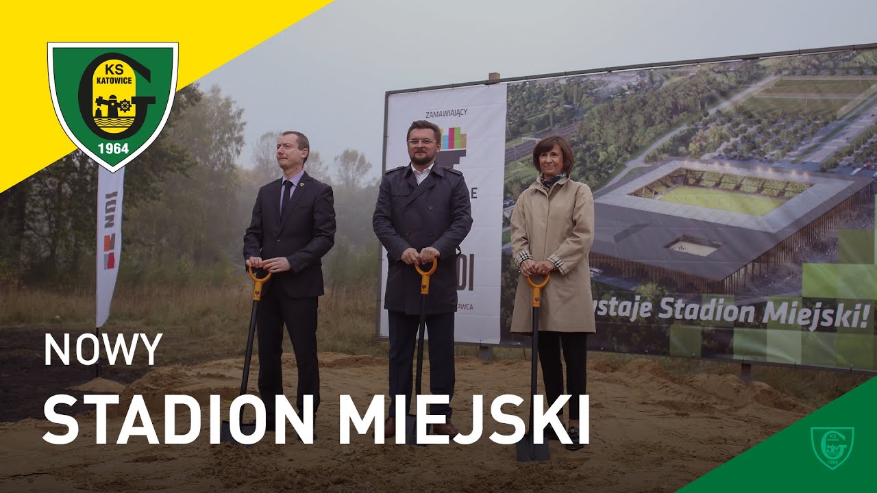 Rozpoczęcie budowy Stadionu Miejskiego w Katowicach (14.10.2021)