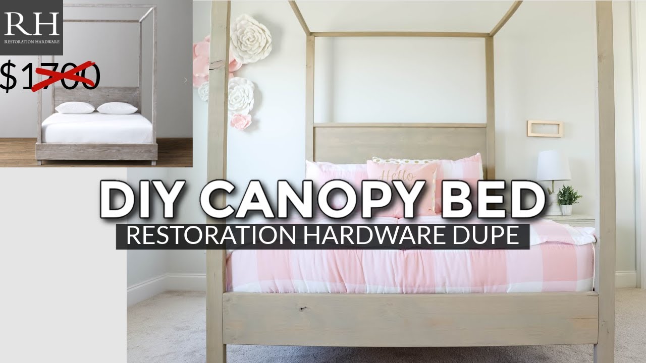 Canopy Bed DIY | @AnaWhiteDIY Easy to Follow Plans for $200 In Lumber