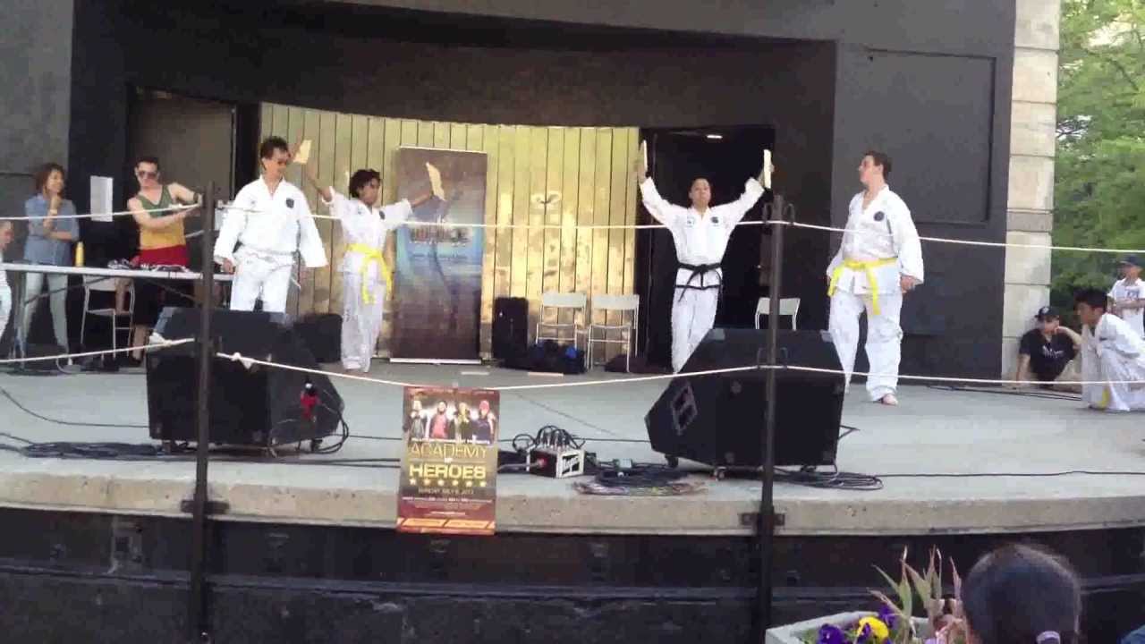 White Fang Taekwondo at Tastes and Sounds of Asia 2012 - Demo