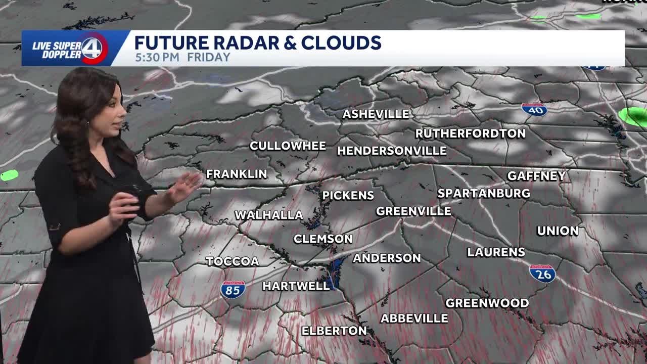 Isolated thunderstorms today