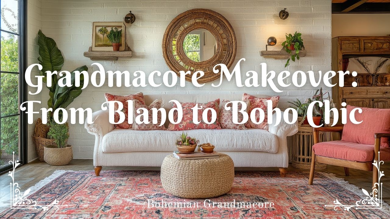 Grandmacore Makeover: From Bland to Boho Chic