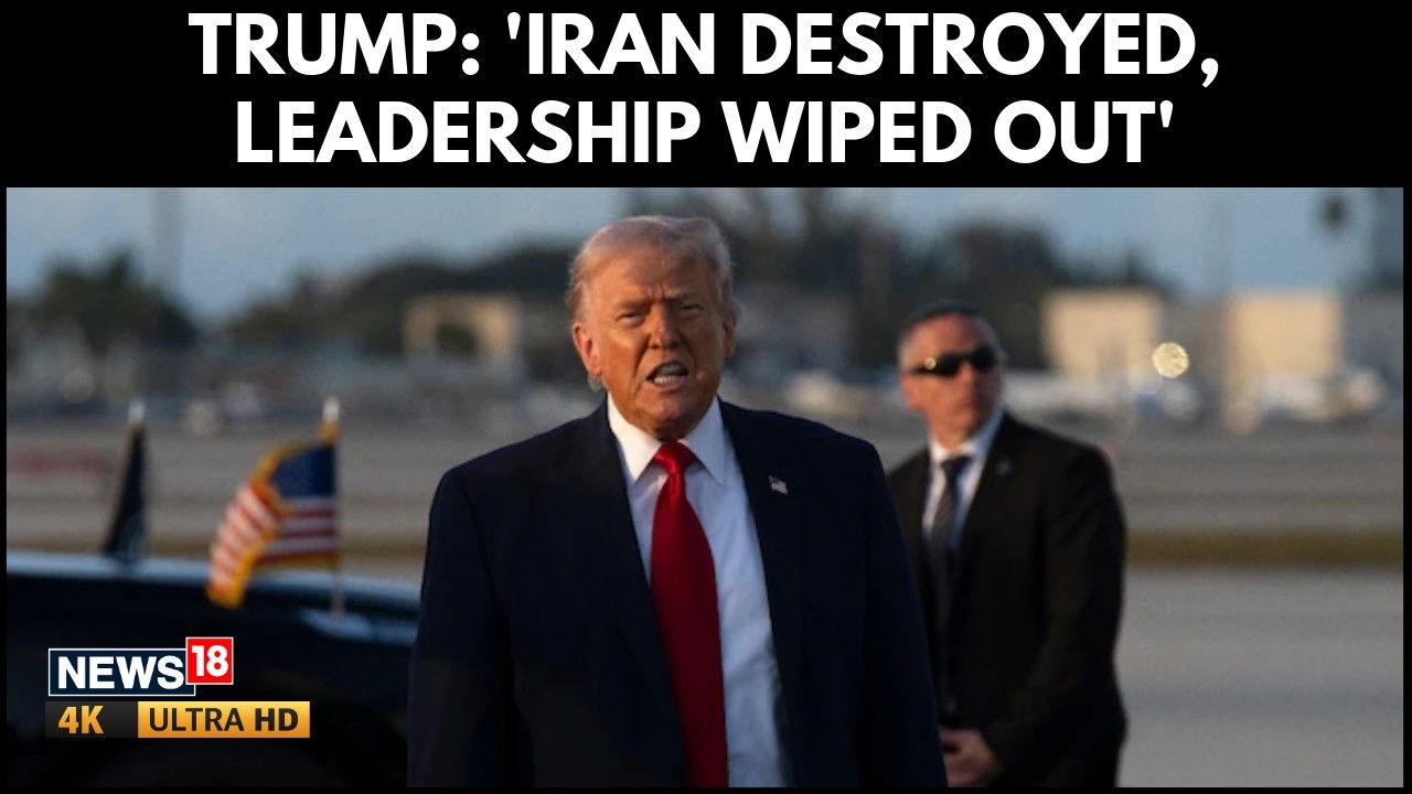Trump Says Iran &ldquo;Totally Destroyed,&rdquo; Claims Military Leadership Decimated In War | 4K