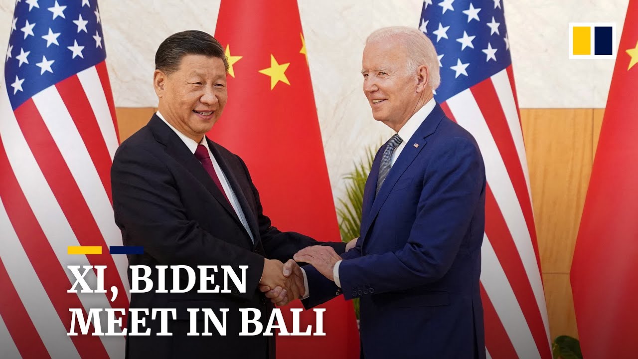 Xi, Biden discuss Taiwan and Xinjiang in first in-person meeting