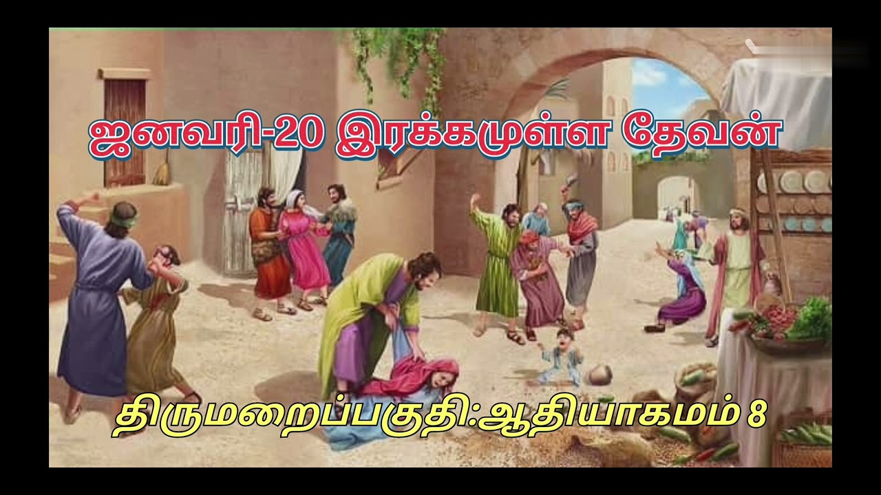 திருமறை தின தியானம் - வார்த்தையும் வாழ்க்கையும்-ஜனவரி-20 இரக்கமுள்ள தேவன்-ஆதியாகமம் 8