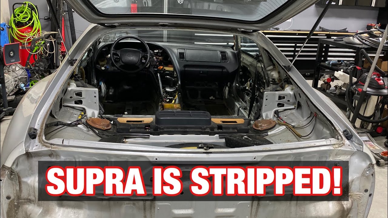 Как снять обивку потолка и уплотнители Targa в Supra