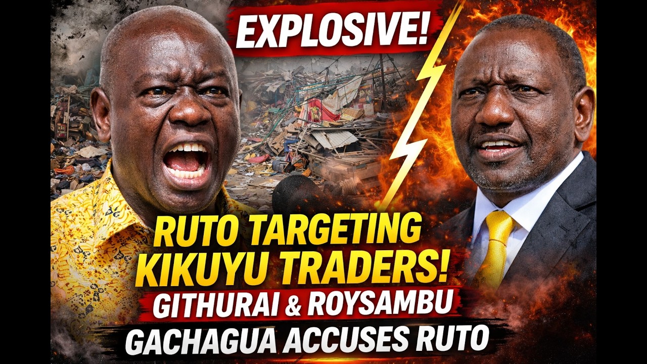 LIVE: EXPLOSIVE! Gachagua Accuses Ruto of Targeting Kikuyu Traders in Githurai & Roysambu”