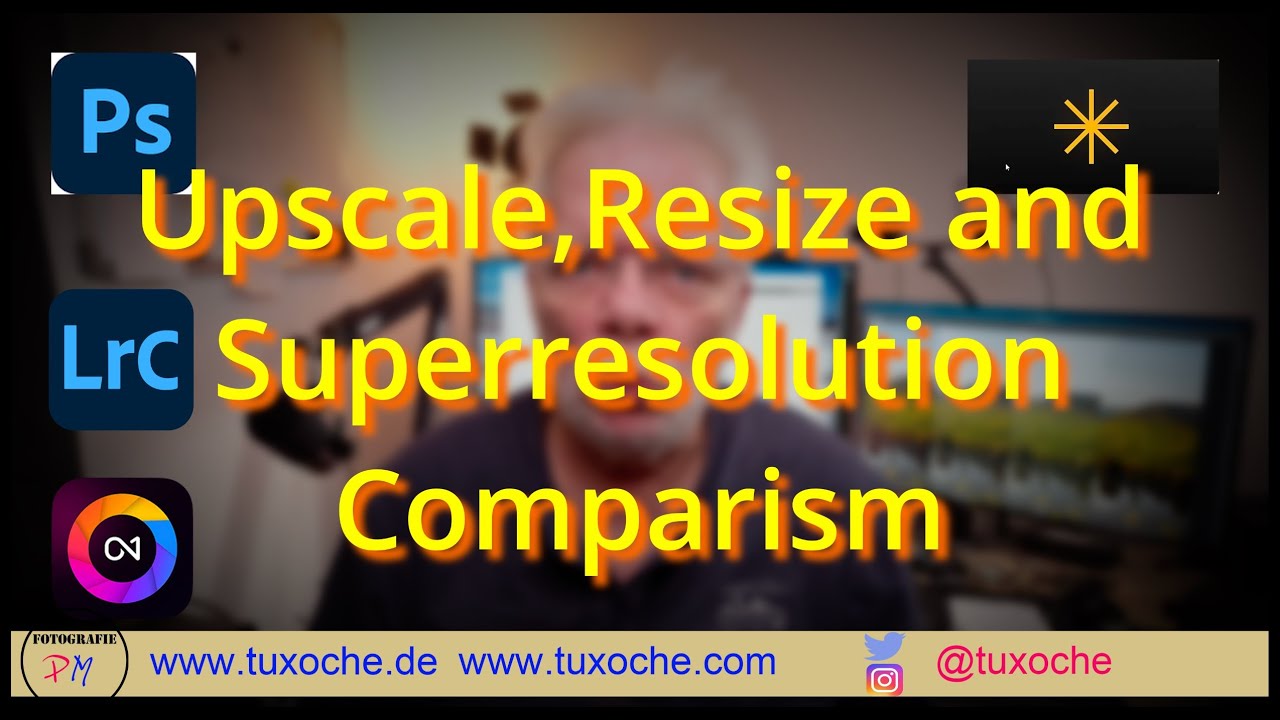 Upscale,Resize and Superresolution Comparism ON1 Photo RAW , Lightroom, Photoshop and Luminar NEO