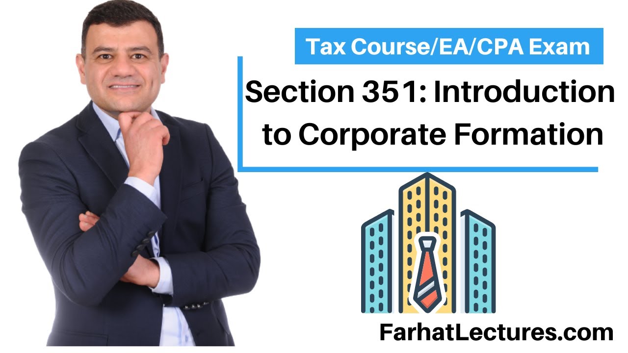 Section 351 Corporate Formation Introduction