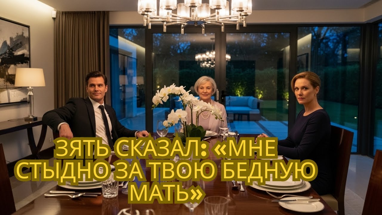 Зять сказал: «Мне стыдно за твою бедную мать. Он не знал, кто я на самом деле...