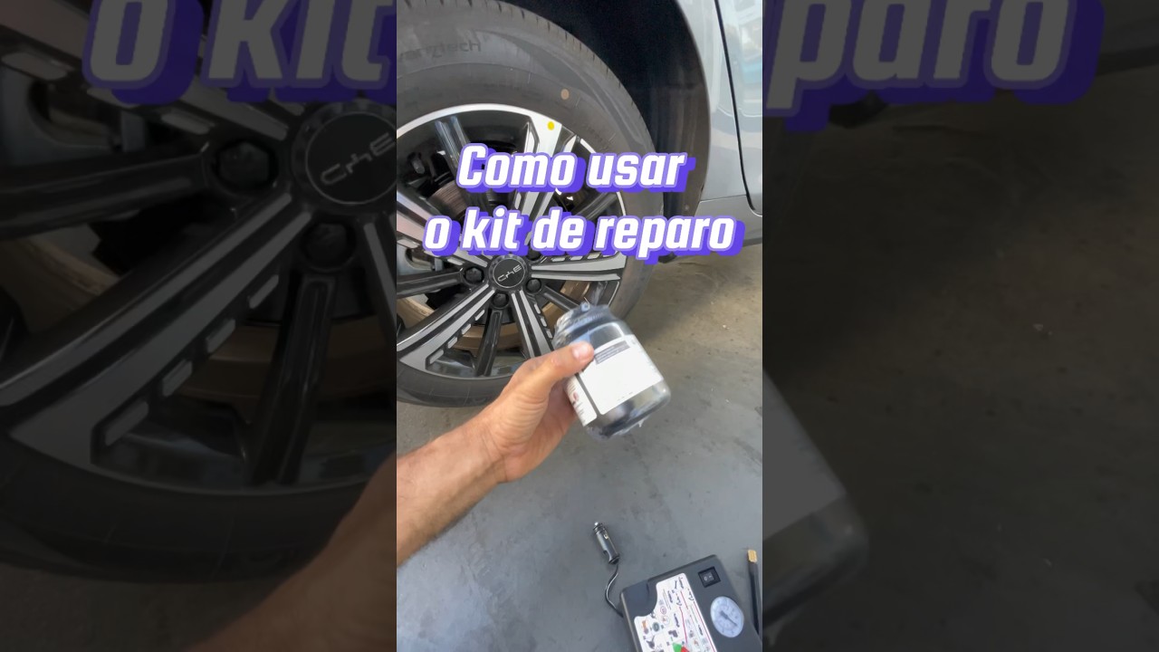 Como usar o kit de reparo de pneu da Byd ?!