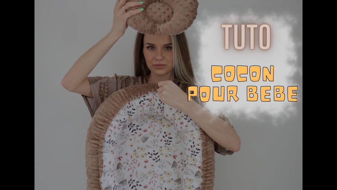 Cocon pour bébé coudre par vous-même, patron PDF, instruction