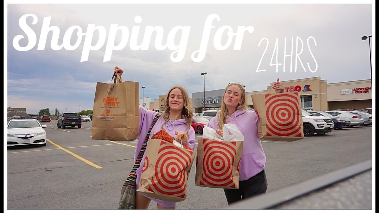 WE WENT SHOPPING IN AMERICA FOR A DAY | Brooke and Taylor | Haul 2023 | Target, TJ Maxx, Hobby Lobby