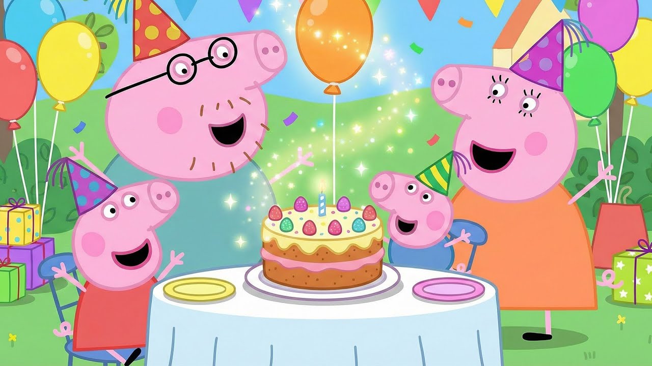 Peppa’s Surprise Birthday Party🎉🎂Family Moments Together—Who Was Behind the Decorations? | Animation