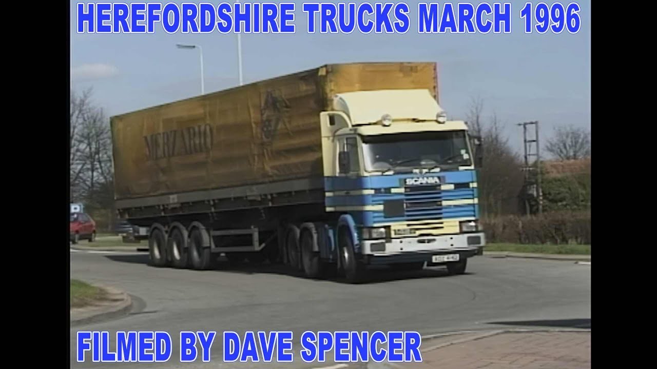 DS0236MDV Lorries filmed March 1996 on A449 and A50 in Herefordshire