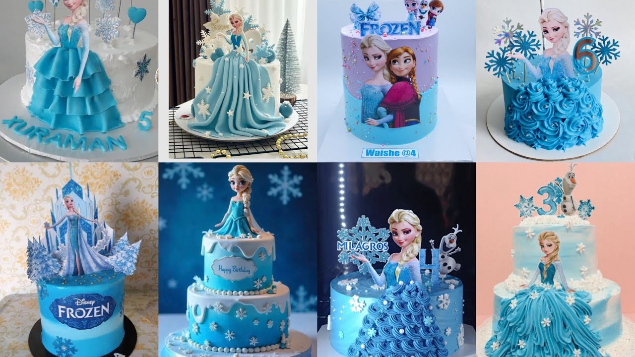 Beautiful Frozen Themed Birthday Cake Designs 2026
