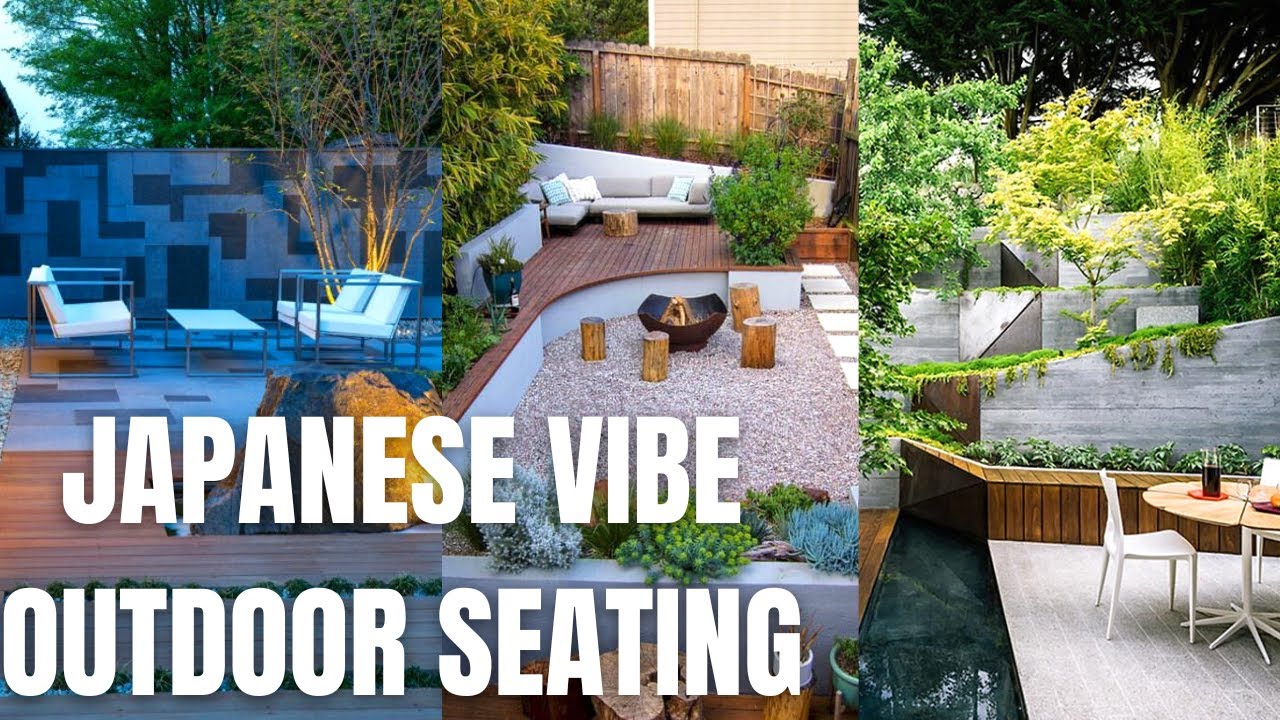 Japanese Style Seatıng Area in the Garden or Porch How to Design Seating Area for Japanese Garden?