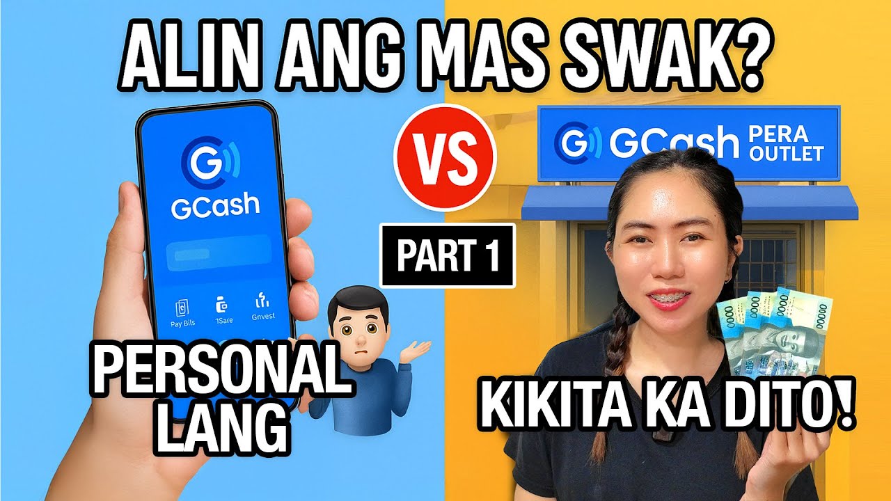 GCash Pera Outlet VS Personal Account: Ano ang Pinaka-Malaking Pagkakaiba? Earn Extra Income