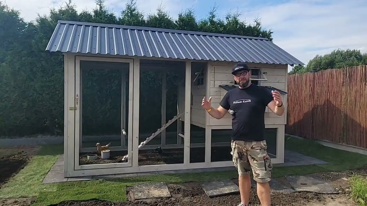 Szary Kurnik PREMIUM na 15 Kur! Luksusowa Perełka w Twoim Ogrodzie! @podlaskikurnik