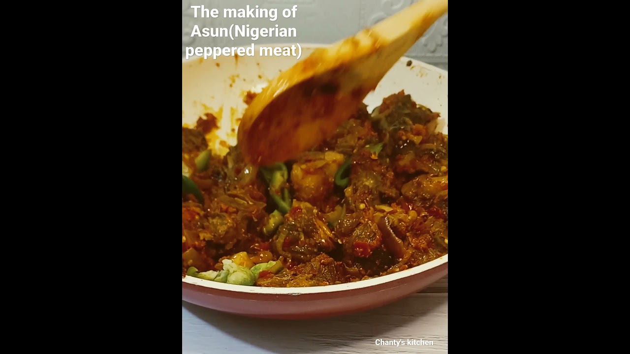 Learn how to make Asun (Nigerian peppered meat) in a few seconds.