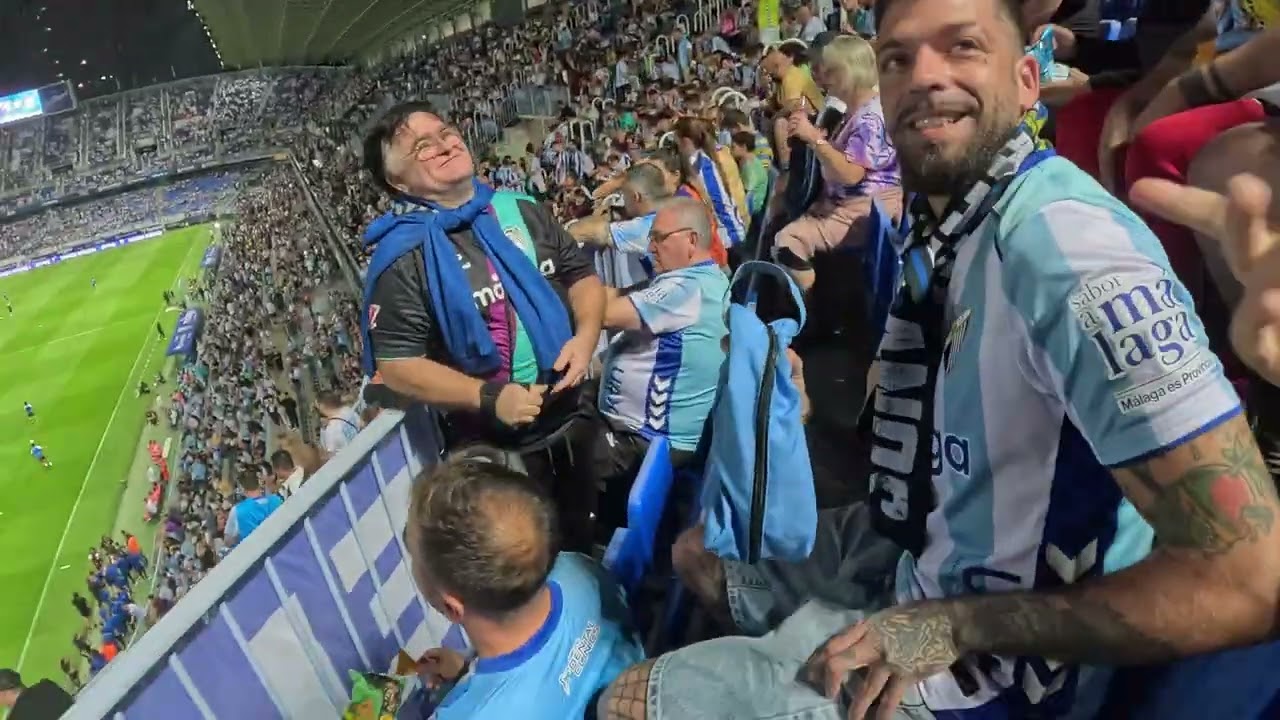 EL MÁLAGA CF GOLEA AL LÍDER EN LA ROSALEDA- MÁLAGA 3 DEPORTIVO DE LA CORUÑA 0.