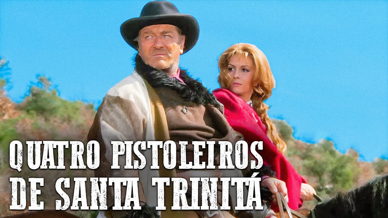 Quatro Pistoleiros de Santa Trinitá | 4K | Peter Lee Lawrence | Dublado | Western