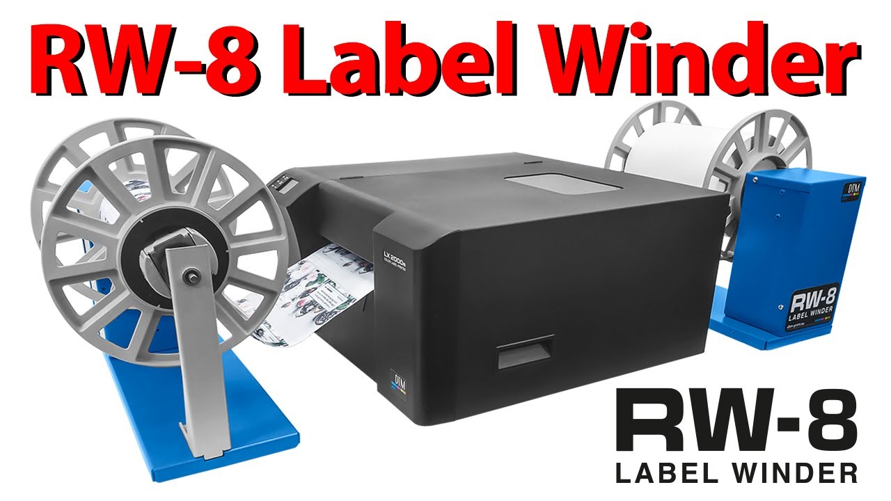 RW-8 Label Winder for 220mm/8.66